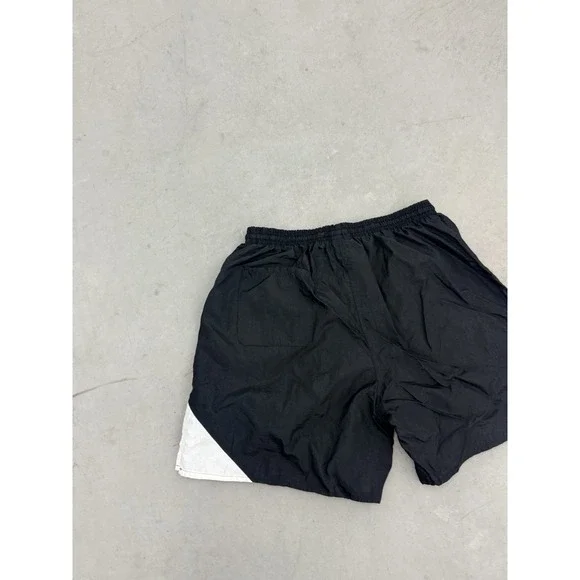 Vintage 90s Umbro Logo Soccer Shorts Size XL Black Made In USA Mesh - Picture 7 of 7